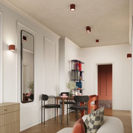 AURA spotlámpa 1xGU10/10W/230V 10 cm narancssárga