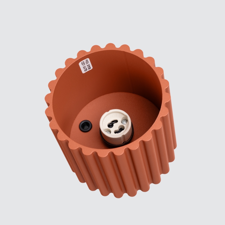 AURA spotlámpa 1xGU10/10W/230V 10 cm narancssárga