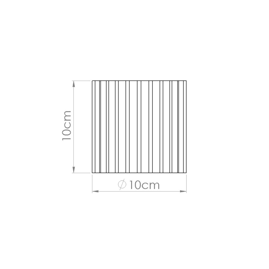 AURA spotlámpa 1xGU10/10W/230V 10 cm narancssárga