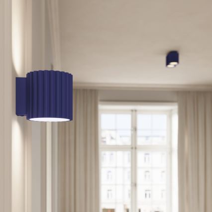 Spotlámpa AURA 2xGU10/10W/230V kék