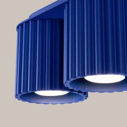 Spotlámpa AURA 2xGU10/10W/230V kék