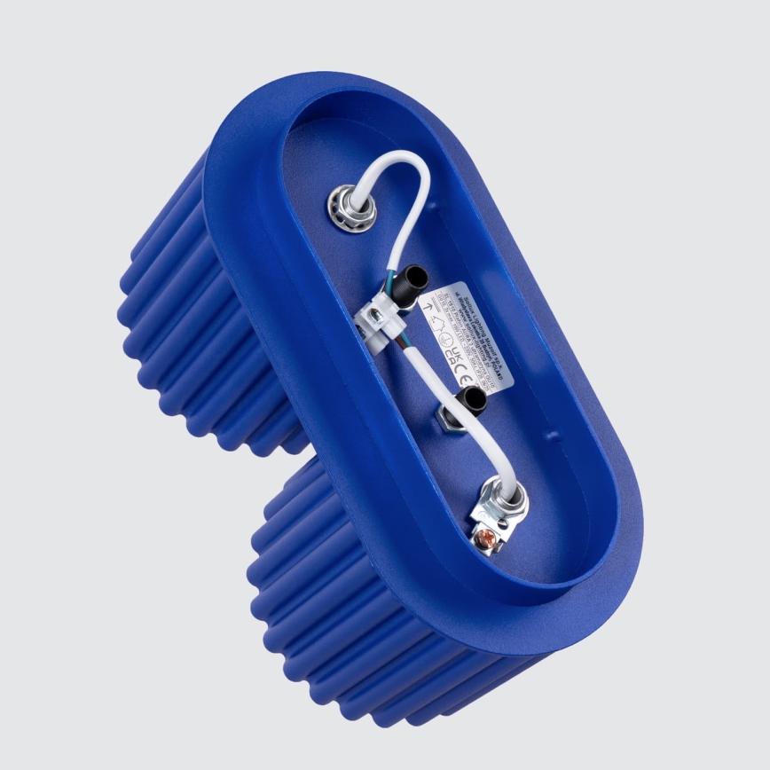 Spotlámpa AURA 2xGU10/10W/230V kék