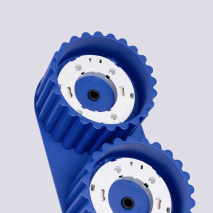 Spotlámpa AURA 2xGX53/10W/230V kék