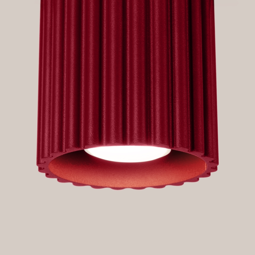 AURA spotlámpa 1xGU10/10W/230V 10 cm piros