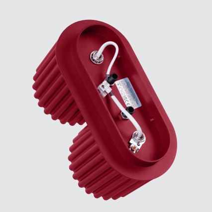 Spotlámpa AURA 2xGU10/10W/230V piros