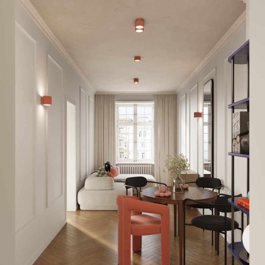 AURA spotlámpa 2xGX53/10W/230V rózsaszín