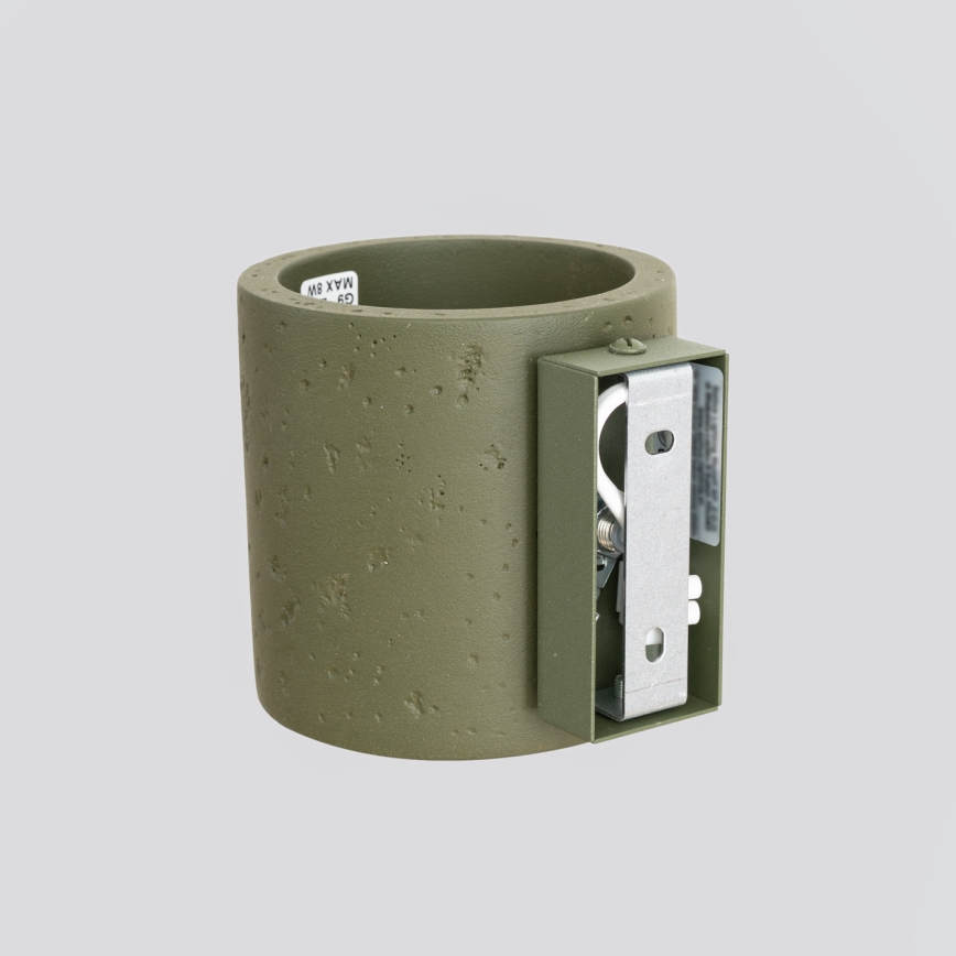 ORBIS fali spotlámpa 1xG9/8W/230V beton/zöld