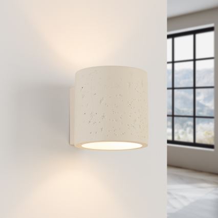 ORBIS fali spotlámpa 1xG9/8W/230V beton/krémszínű