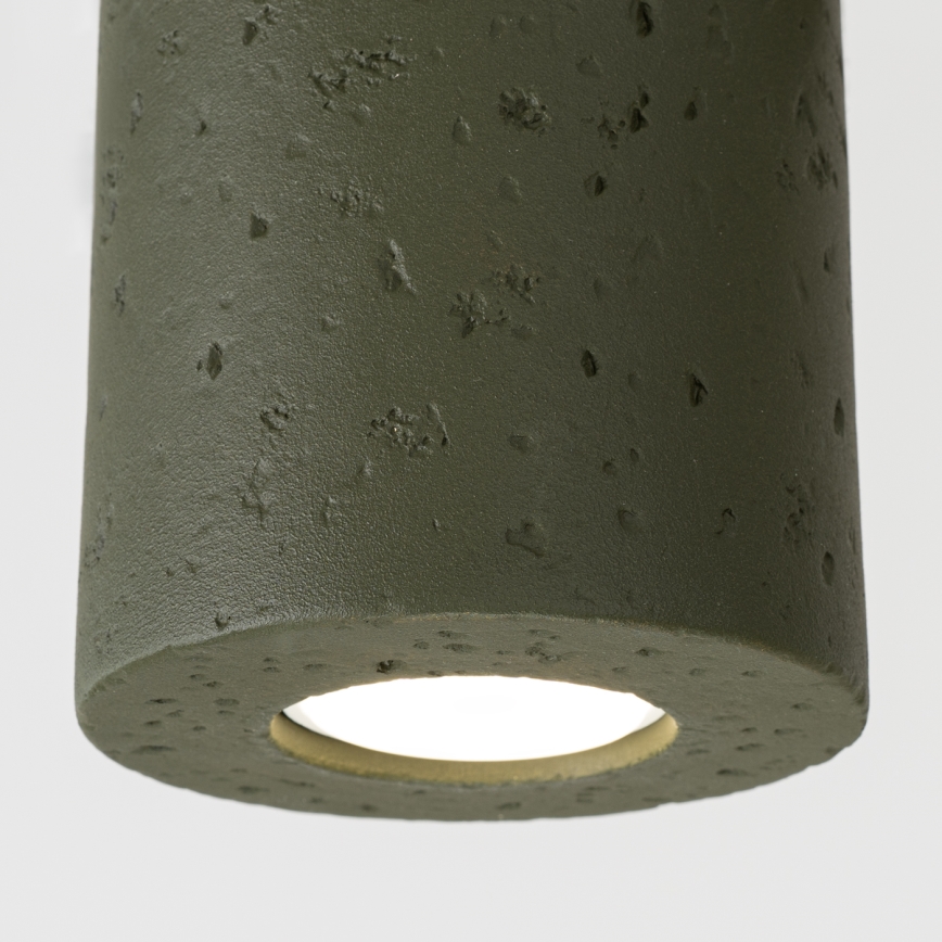 Spotlámpa ORBIS 1xGU10/10W/230V beton/zöld