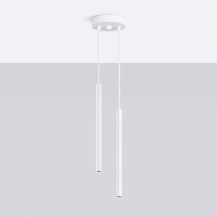 Kábeles csillár ARCHE 2xG9/8W/230V fehér