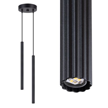 Kábelcsillár ARCHE 2xG9/8W/230V fekete