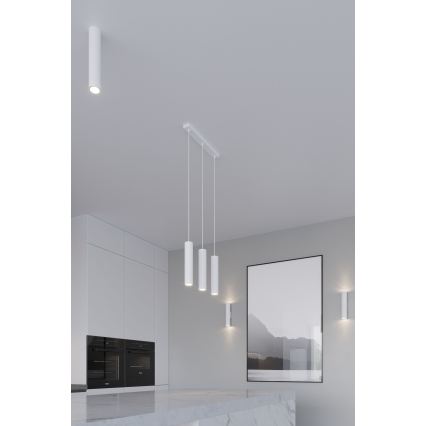 Kábeles csillár LAGOS 2xGU10/10W/230V fehér