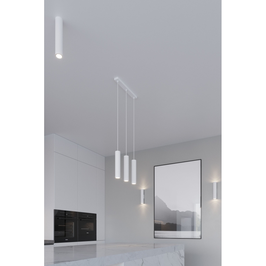 Kábeles csillár LAGOS 2xGU10/10W/230V fehér