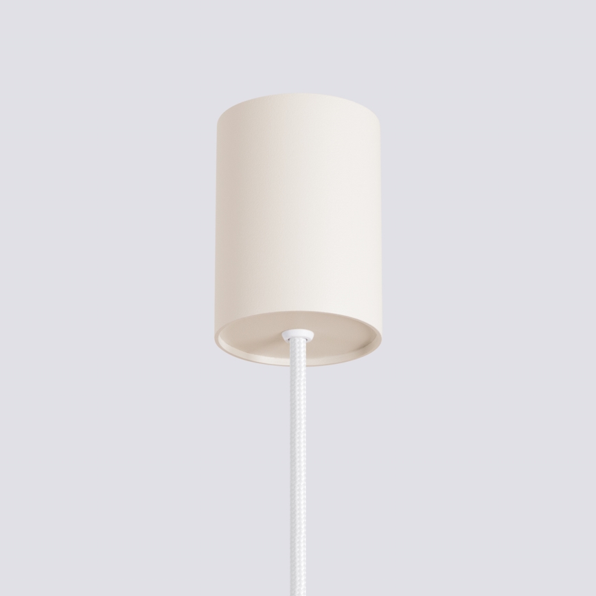 Kábeles függőlámpa ESTRIA 1xE14/10W/230V, átmérő 14 cm, krémszínű