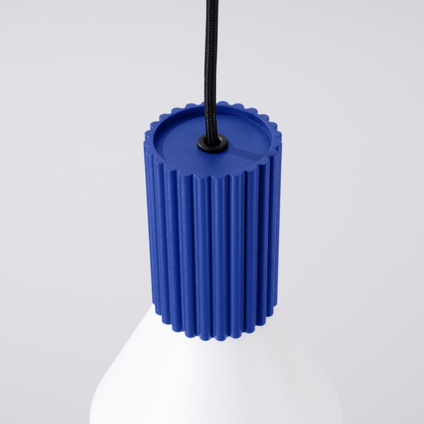 Kábelcsillár ESTRIA 1x E14/10W/230V, átm. 14 cm, kék