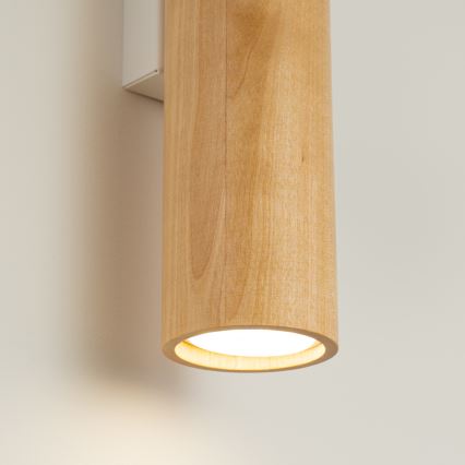 Fali lámpa LINO 2xGU10/10W/230V bükk