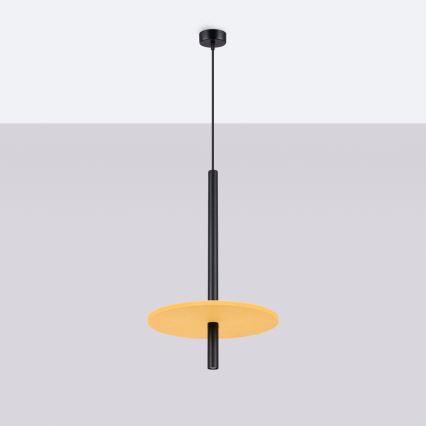 FELTRO kábeles függeszték 1xG9/8W/230V, fekete/sárga