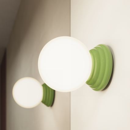 Fürdőszobai fali lámpatest ZORI 1xG9/8W/230V IP44 zöld