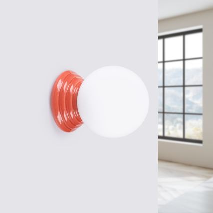 Fürdőszobai fali lámpatest ZORI 1xG9/8W/230V IP44 rózsaszín