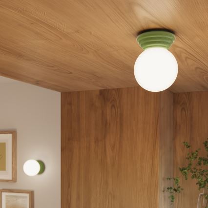 ZORI fürdőszobai mennyezeti lámpa 1xG9/8W/230V, átmérő 12 cm, IP44, zöld