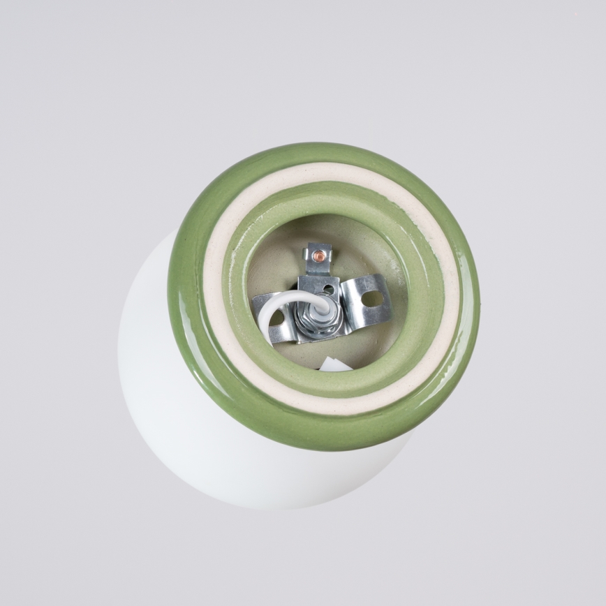 ZORI fürdőszobai mennyezeti lámpa 1xG9/8W/230V, átmérő 12 cm, IP44, zöld
