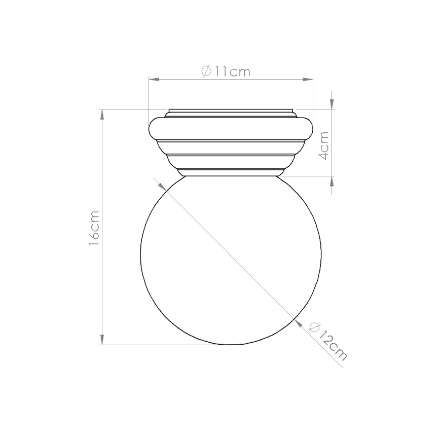 ZORI fürdőszobai mennyezeti lámpa 1xG9/8W/230V, átmérő 12 cm, IP44, zöld