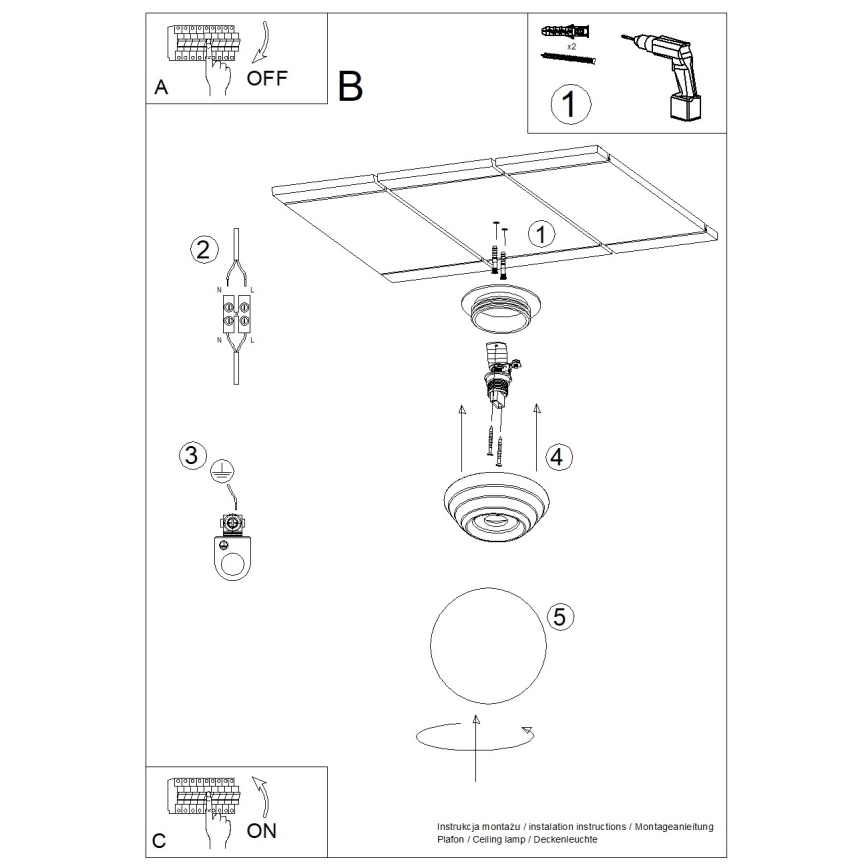 ZORI fürdőszobai mennyezeti lámpa 1xG9/8W/230V, átmérő 12 cm, IP44, zöld