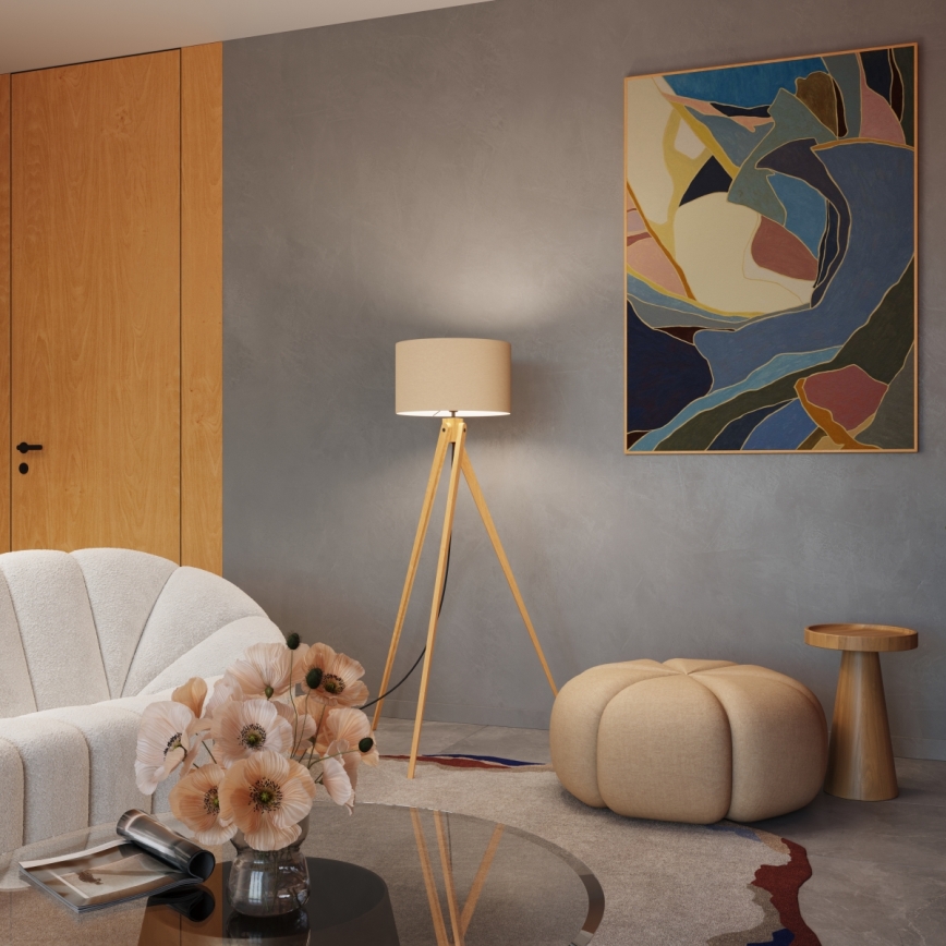Állólámpa NATT 1xE27/15W/230V taupe