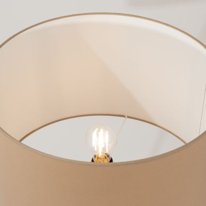 Állólámpa NATT 1xE27/15W/230V taupe