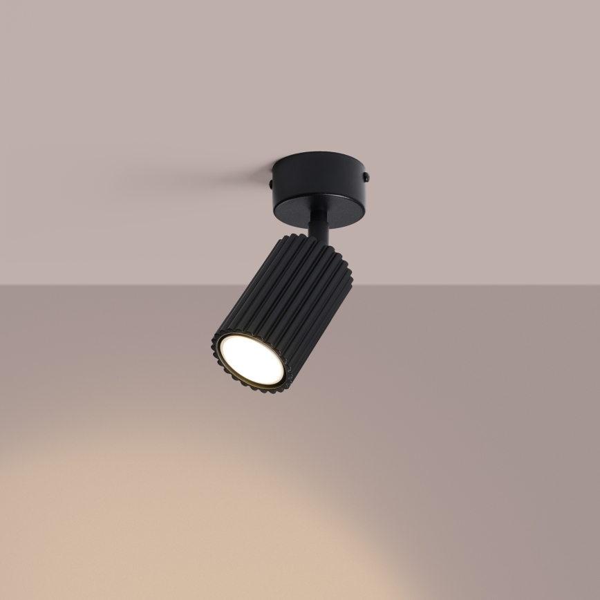 KARBON spotlámpa 1xGU10/10W/230V fekete
