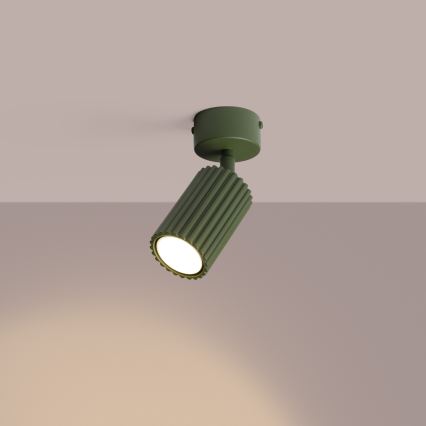 KARBON spotlámpa 1xGU10/10W/230V zöld