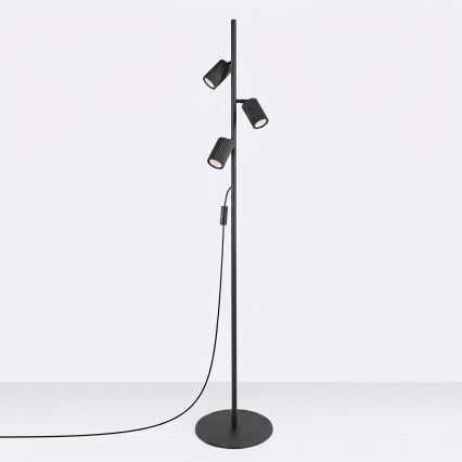 Állólámpa KARBON 3xGU10/10W/230V fekete