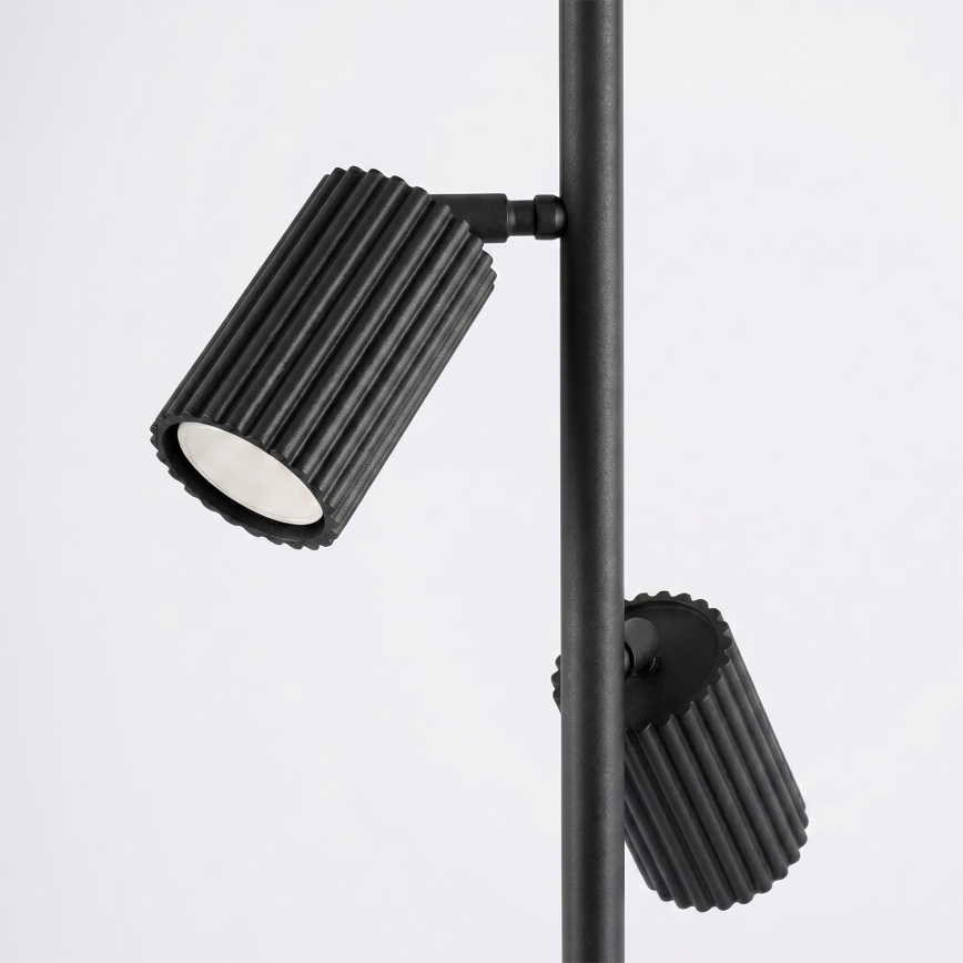 Állólámpa KARBON 3xGU10/10W/230V fekete