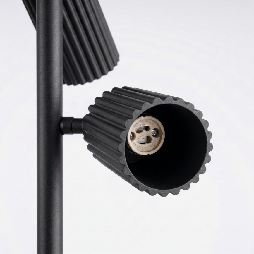 Állólámpa KARBON 3xGU10/10W/230V fekete