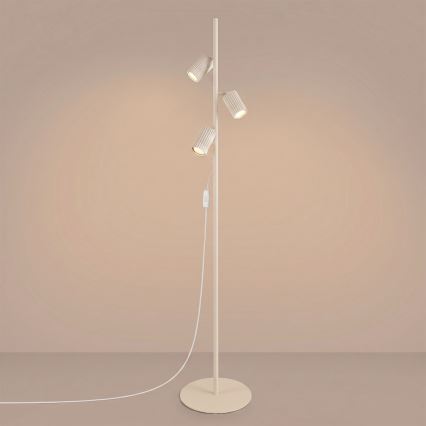 KARBON állólámpa 3xGU10/10W/230V krémszínű