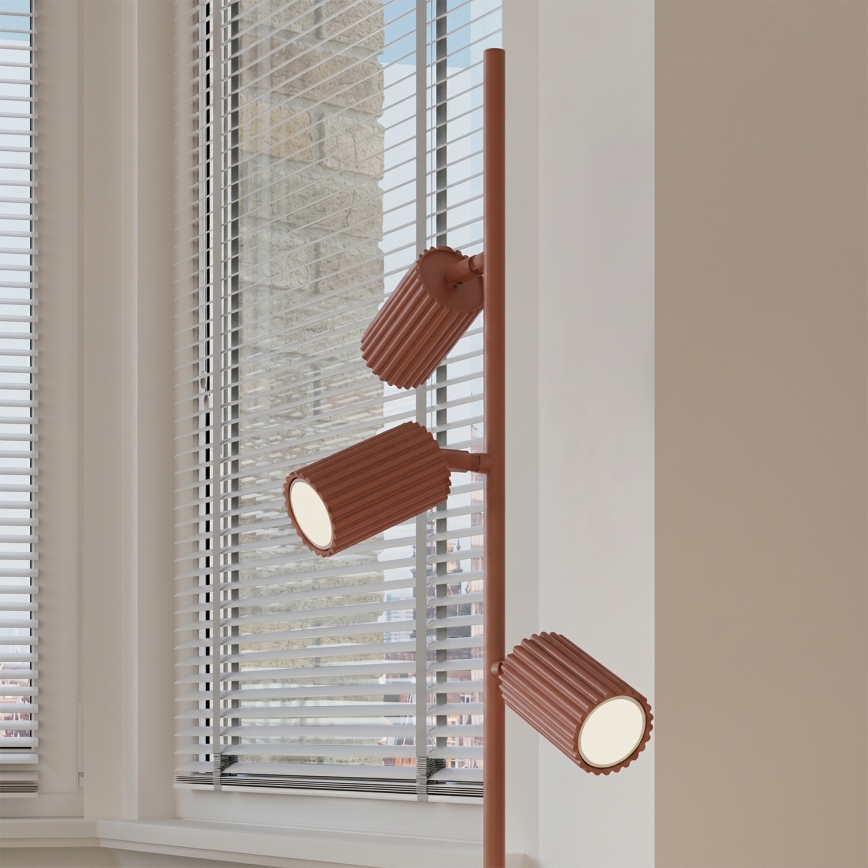 KARBON állólámpa 3xGU10/10W/230V narancssárga