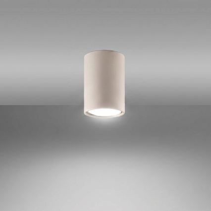 LAGOS spotlámpa 1xGU10/10W/230V, 10 cm, krémszínű