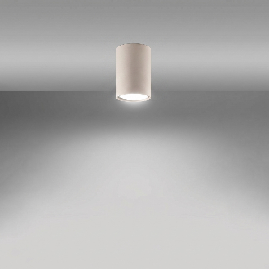 LAGOS spotlámpa 1xGU10/10W/230V, 10 cm, krémszínű