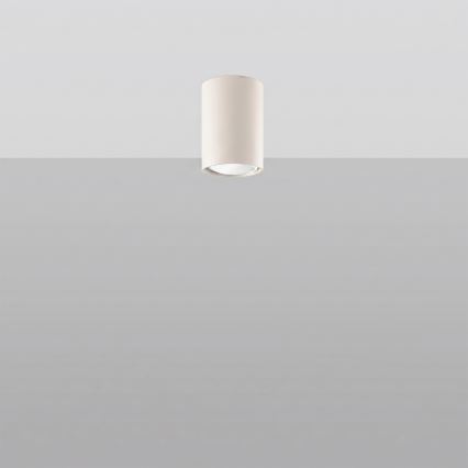 LAGOS spotlámpa 1xGU10/10W/230V, 10 cm, krémszínű