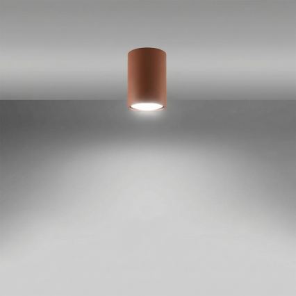LAGOS spotlámpa 1xGU10/10W/230V 10 cm barna