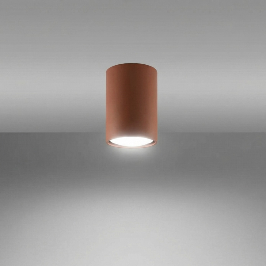 LAGOS spotlámpa 1xGU10/10W/230V 10 cm barna