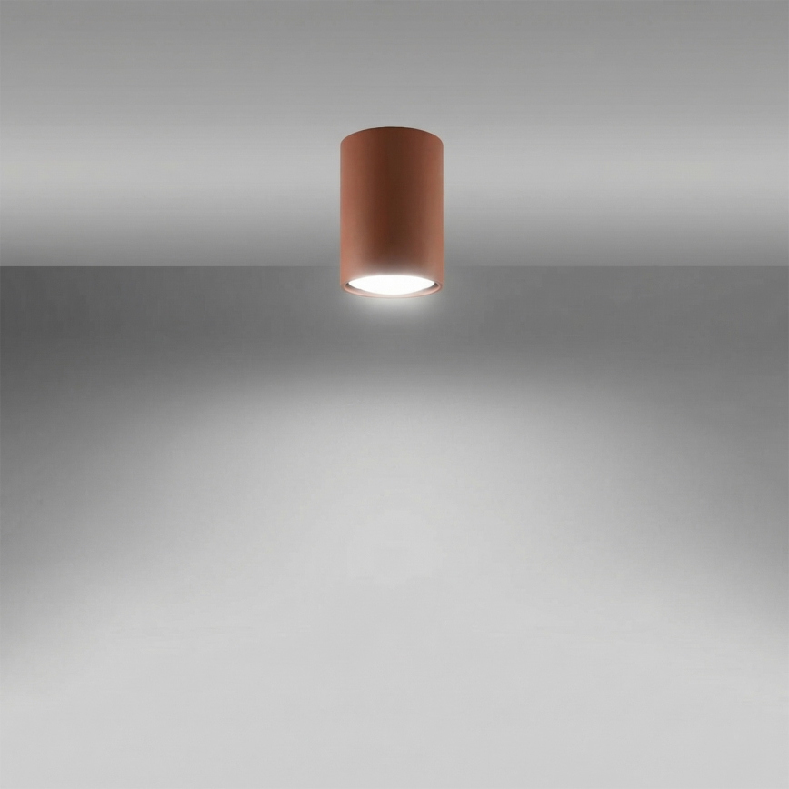 LAGOS spotlámpa 1xGU10/10W/230V 10 cm barna