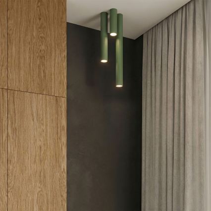 LAGOS spotlámpa 1xGU10/10W/230V 10 cm zöld