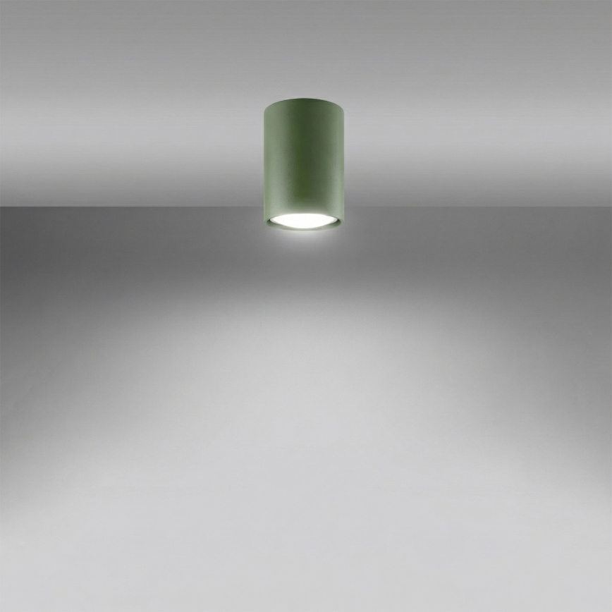LAGOS spotlámpa 1xGU10/10W/230V 10 cm zöld