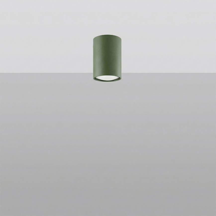 LAGOS spotlámpa 1xGU10/10W/230V 10 cm zöld