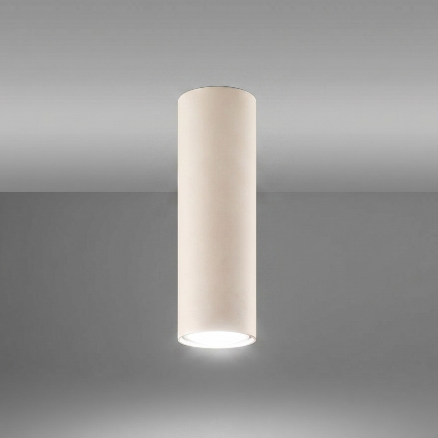 LAGOS 20 cm-es krémszínű spotlámpa, 1xGU10/10W/230V