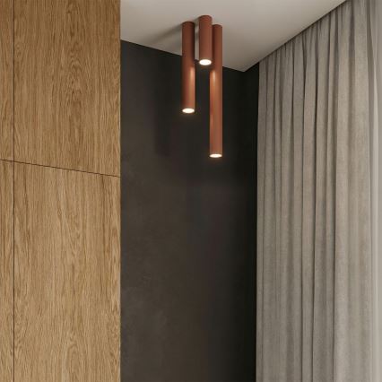 Spotlámpa LAGOS 1xGU10/10W/230V 20 cm barna