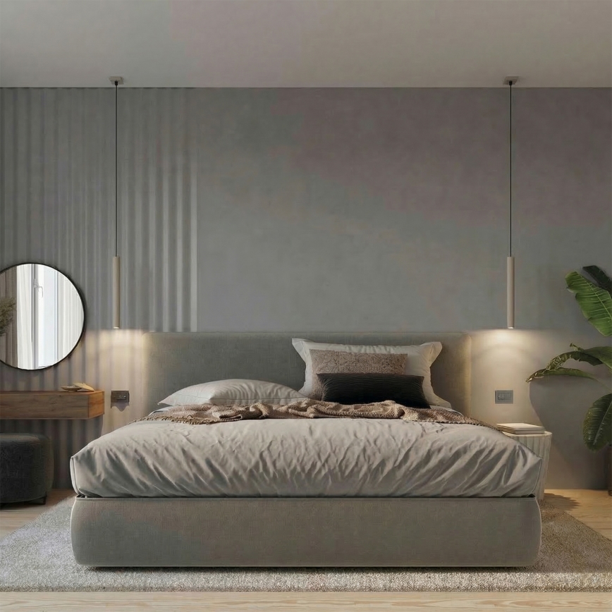 PASTELO kábeles függőlámpa 1xG9/8W/230V taupe