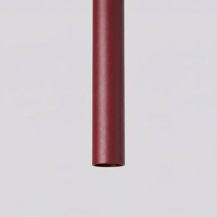 Kábelre szerelhető csillár PASTELO 1xG9/8W/230V piros