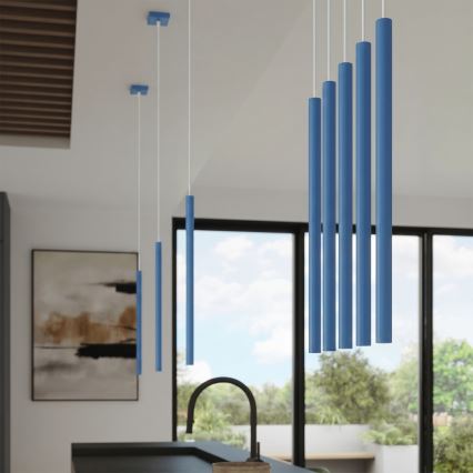 PASTELO zsinóros függőlámpa 1xG9/8W/230V kék
